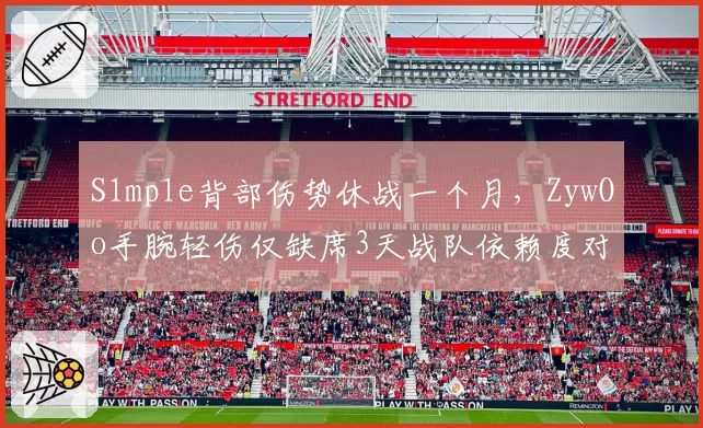 S1mple背部伤势休战一个月，ZywOo手腕轻伤仅缺席3天战队依赖度对比